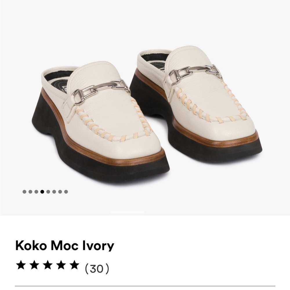 Labucq Coco Moc Loafer - Ivory 38